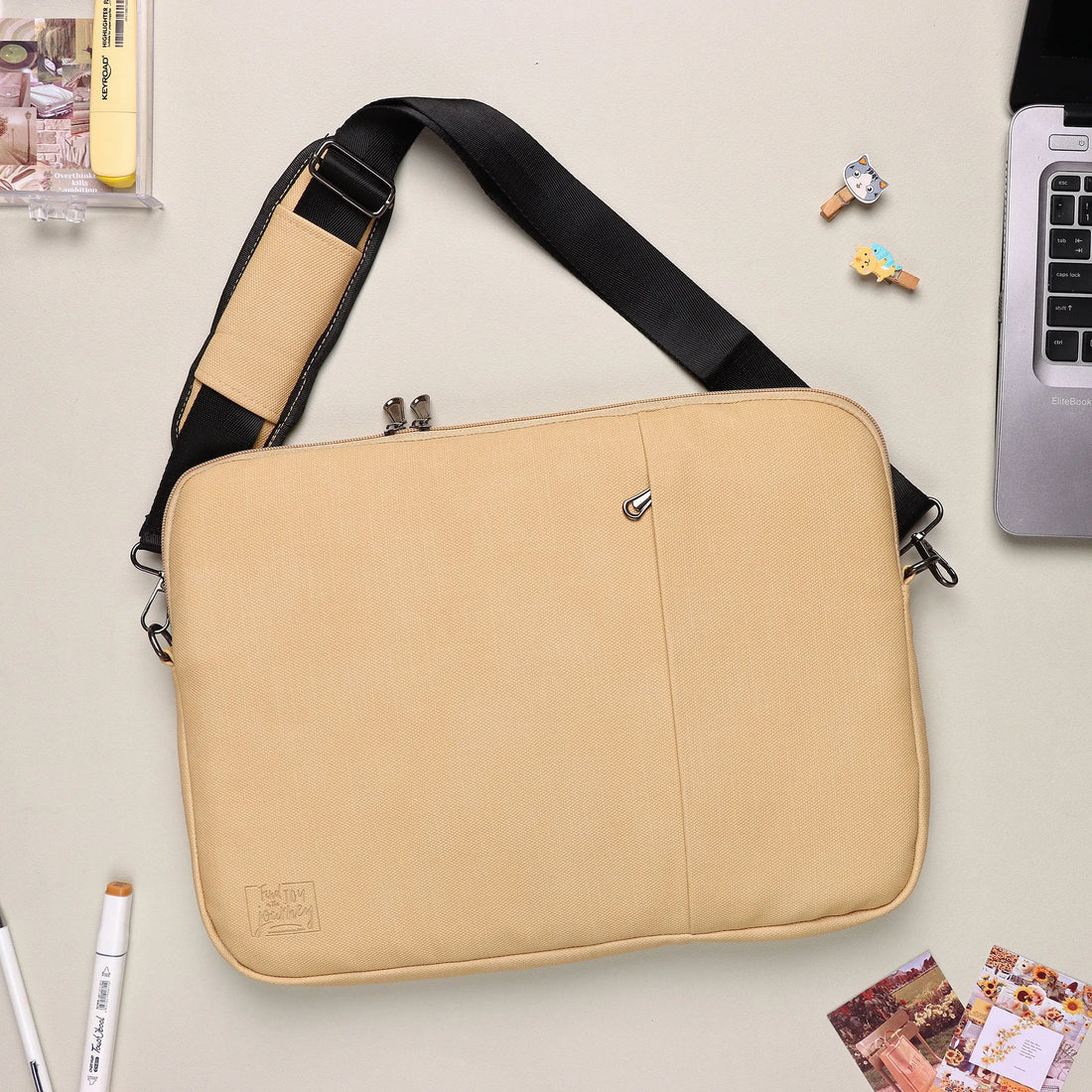 Shoulder Laptop Sleeve | Latte Dawenha | دونها