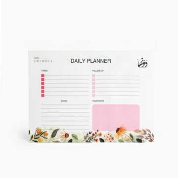 Floral - To-Do Pad English