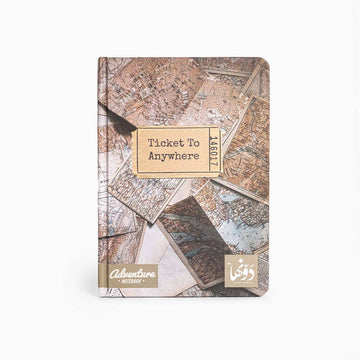 Ticket to Anywhere | Adventure Notebook