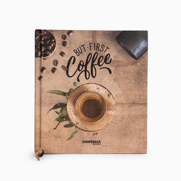But First Coffee vintage Notebook