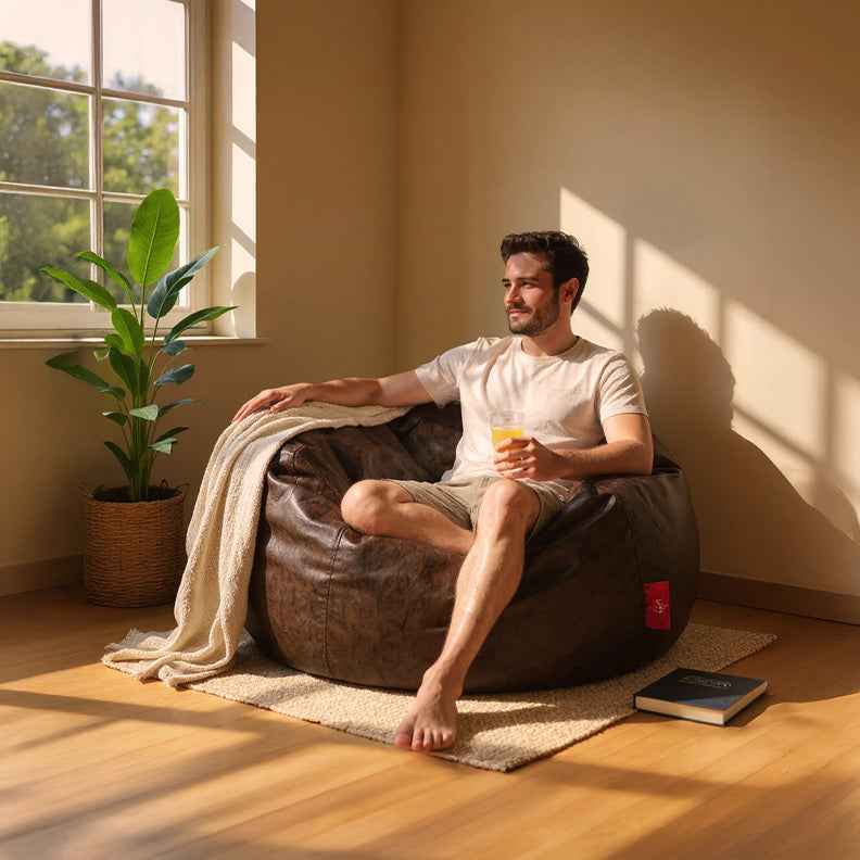 Bean Bag | Brown esca Dawenha | دونها