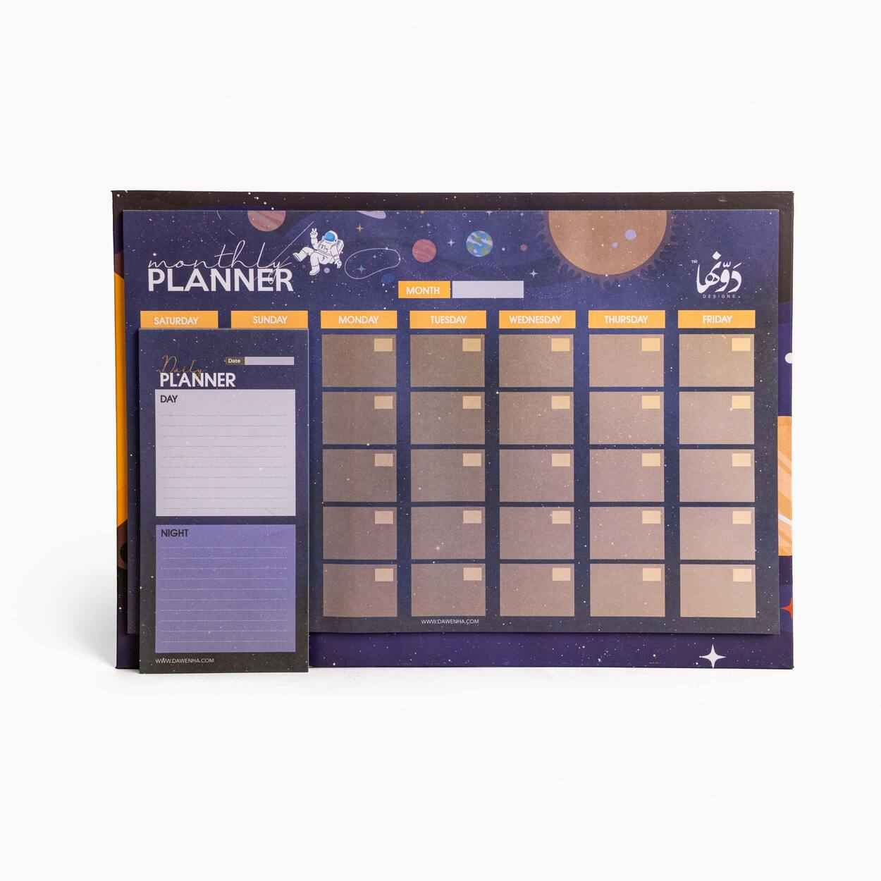 Spaceship Desk Calendar Dawenha | دونها