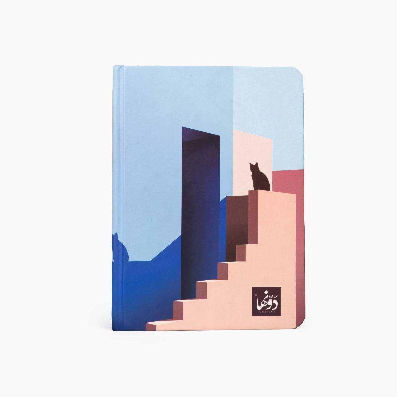 Cat Shadow | SafeZone Notebook (Wired/HardCover) Dawenha | دونها