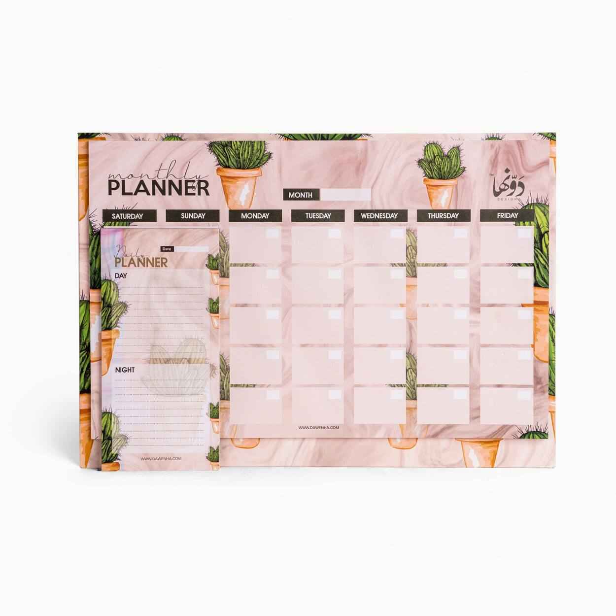 Cactus Desk Calendar Dawenha | دونها
