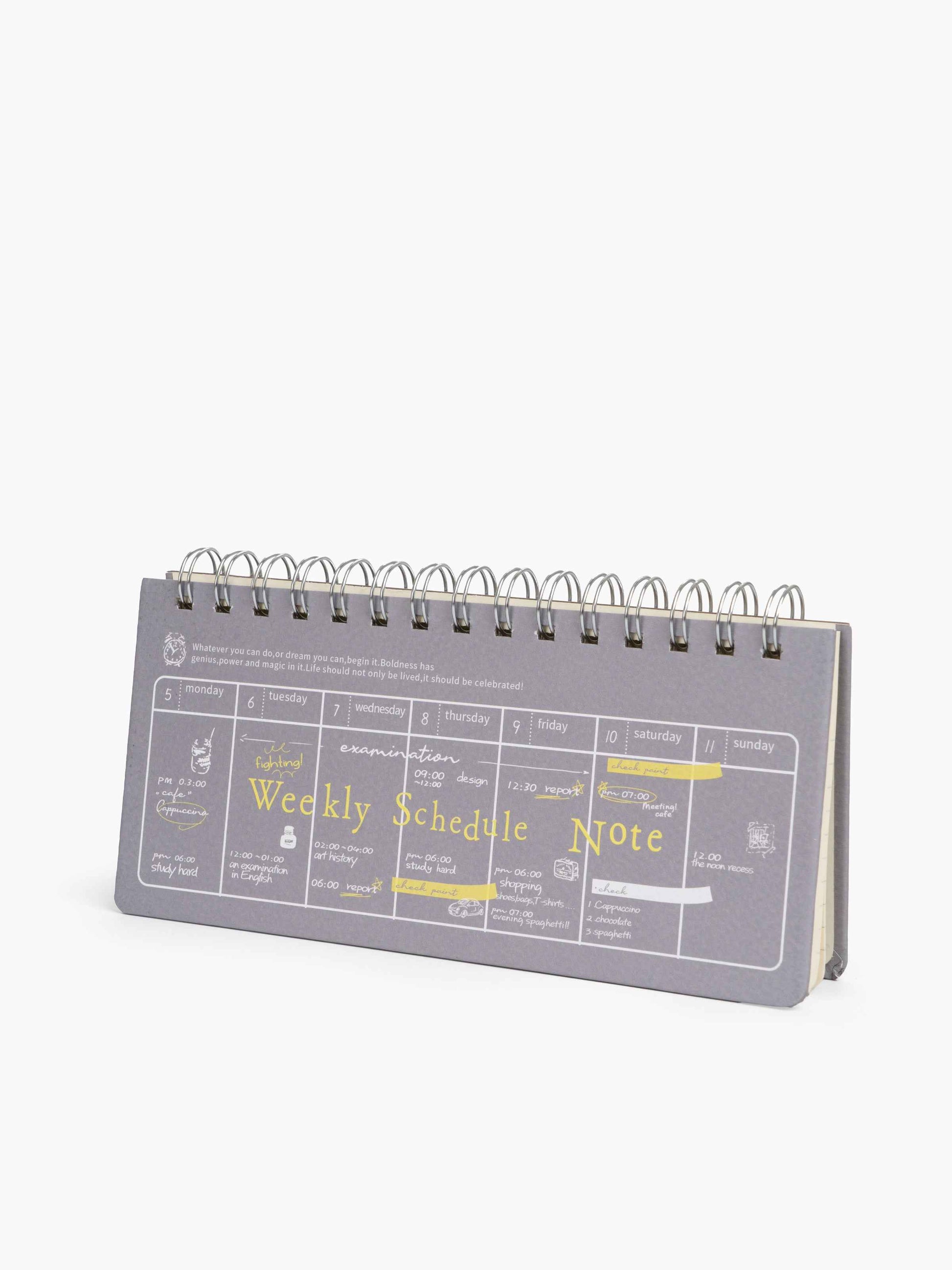 Weekly Schedule Note Dawenha | دونها