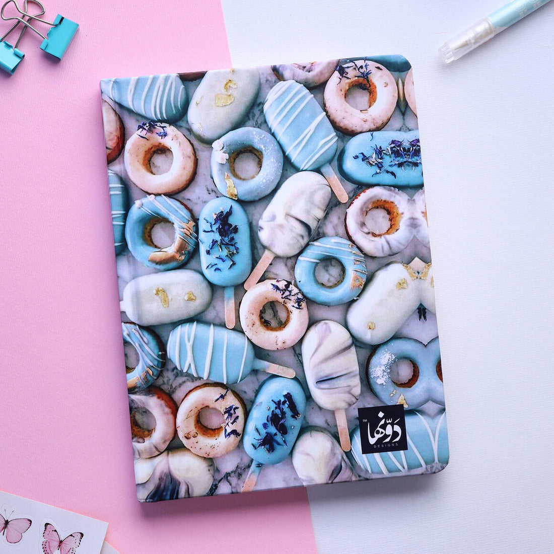 Ice Cream | SafeZone Notebook (Wired / HardCover) Dawenha | دونها