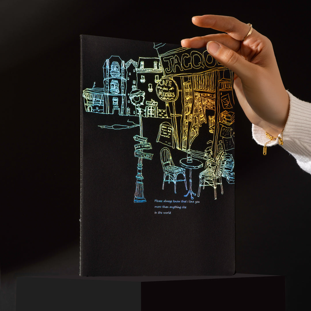 French Cafe | Black Paper Dawenha | دونها