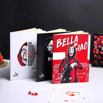 La Casa De Papel | Manifesto Mix 3 notebooks set (Blank + Dotted + Square Dawenha | دونها