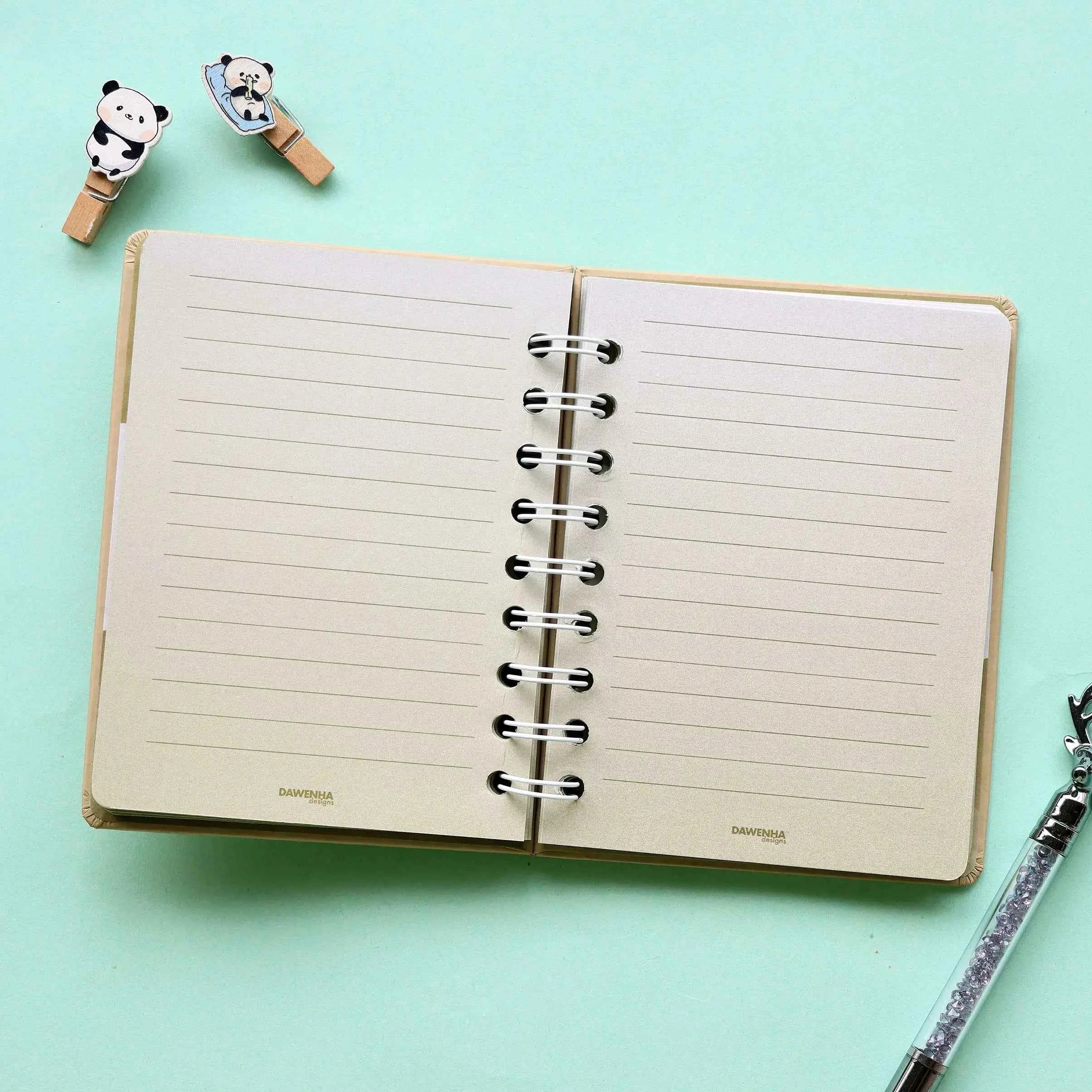 Lazy Panda Pastel Notebook Dawenha | دونها