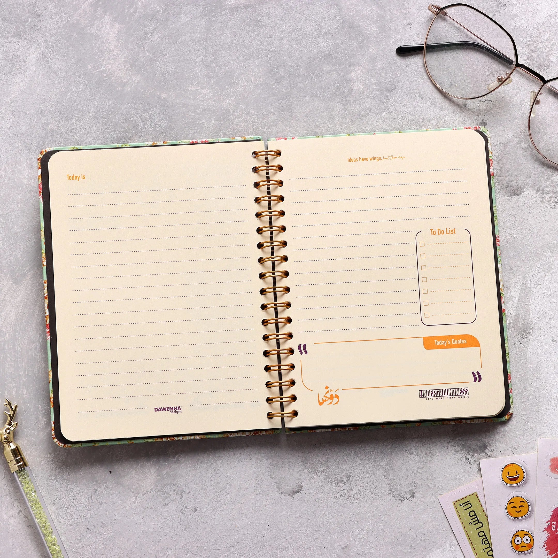 Ahmed Zaky Notebook+Sticker sheets