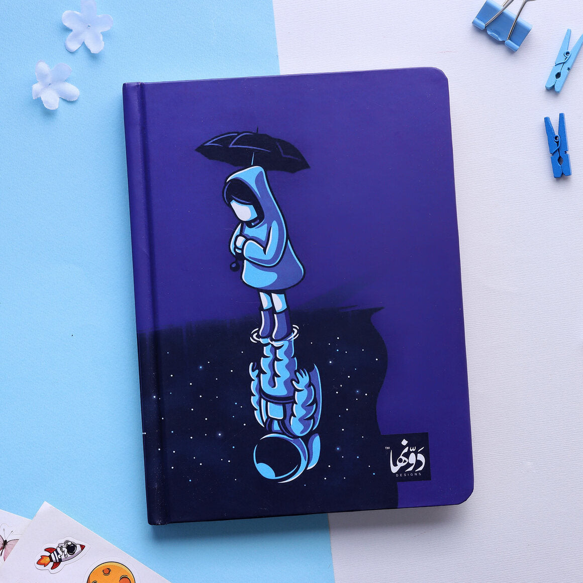 Loneliness | SafeZone Notebook (Wired / HardCover) Dawenha | دونها