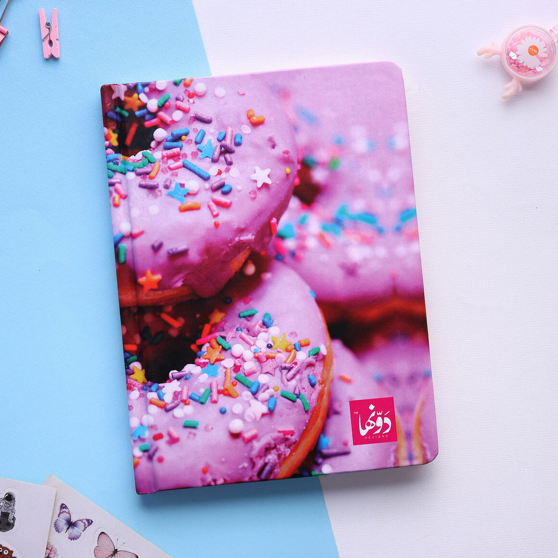 Donuts | SafeZone Notebook (Wired / HardCover) Dawenha | دونها