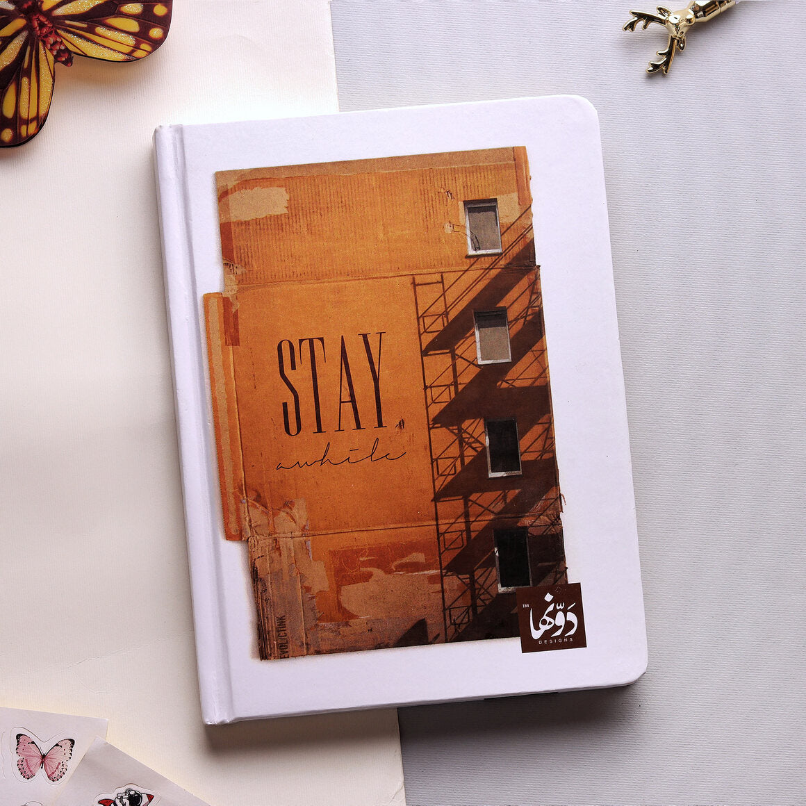 Stay | SafeZone Notebook (Wired / HardCover) Dawenha | دونها