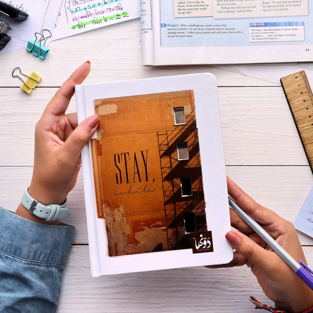 Stay Notebook Stay | SafeZone Notebook (Wired / HardCover) – Dawenha