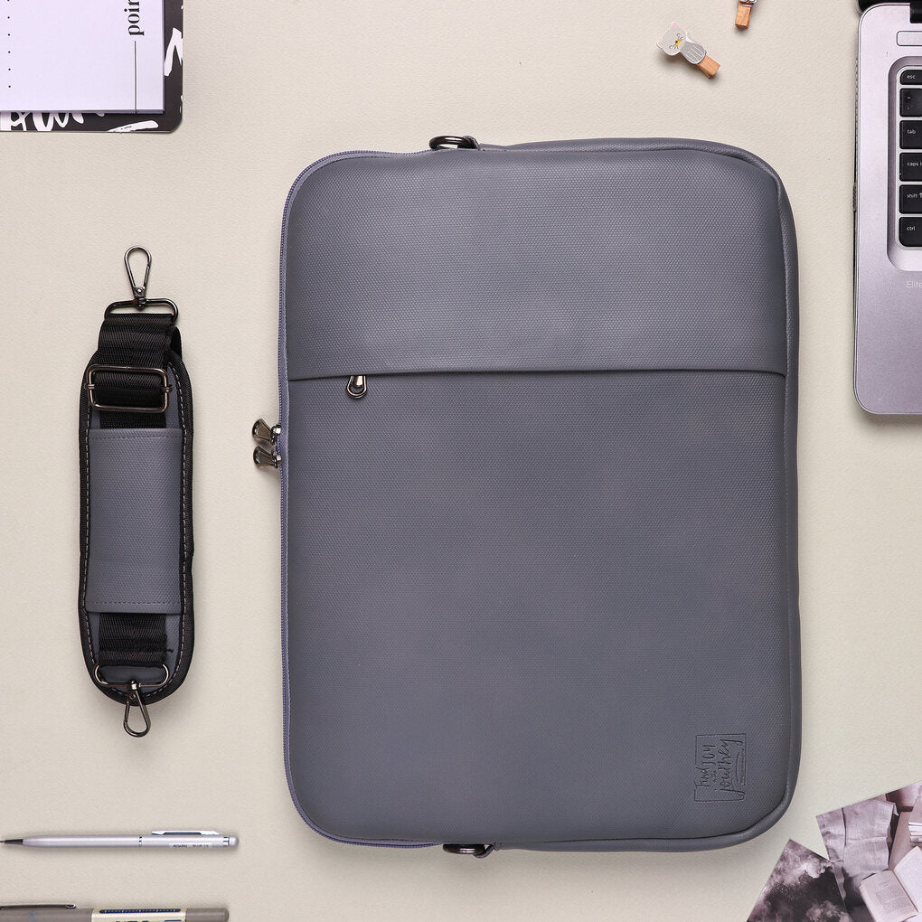 Shoulder Laptop Sleeve | Grey Dawenha | دونها