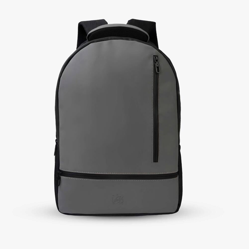 Leather Backpack | Grey Dawenha | دونها