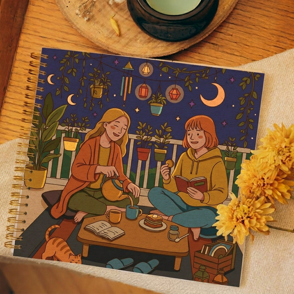 Comfy Corner | Cozy Coloring Book Dawenha