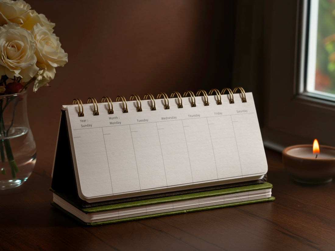 Weekly Journal Note Blue Dawenha | دونها