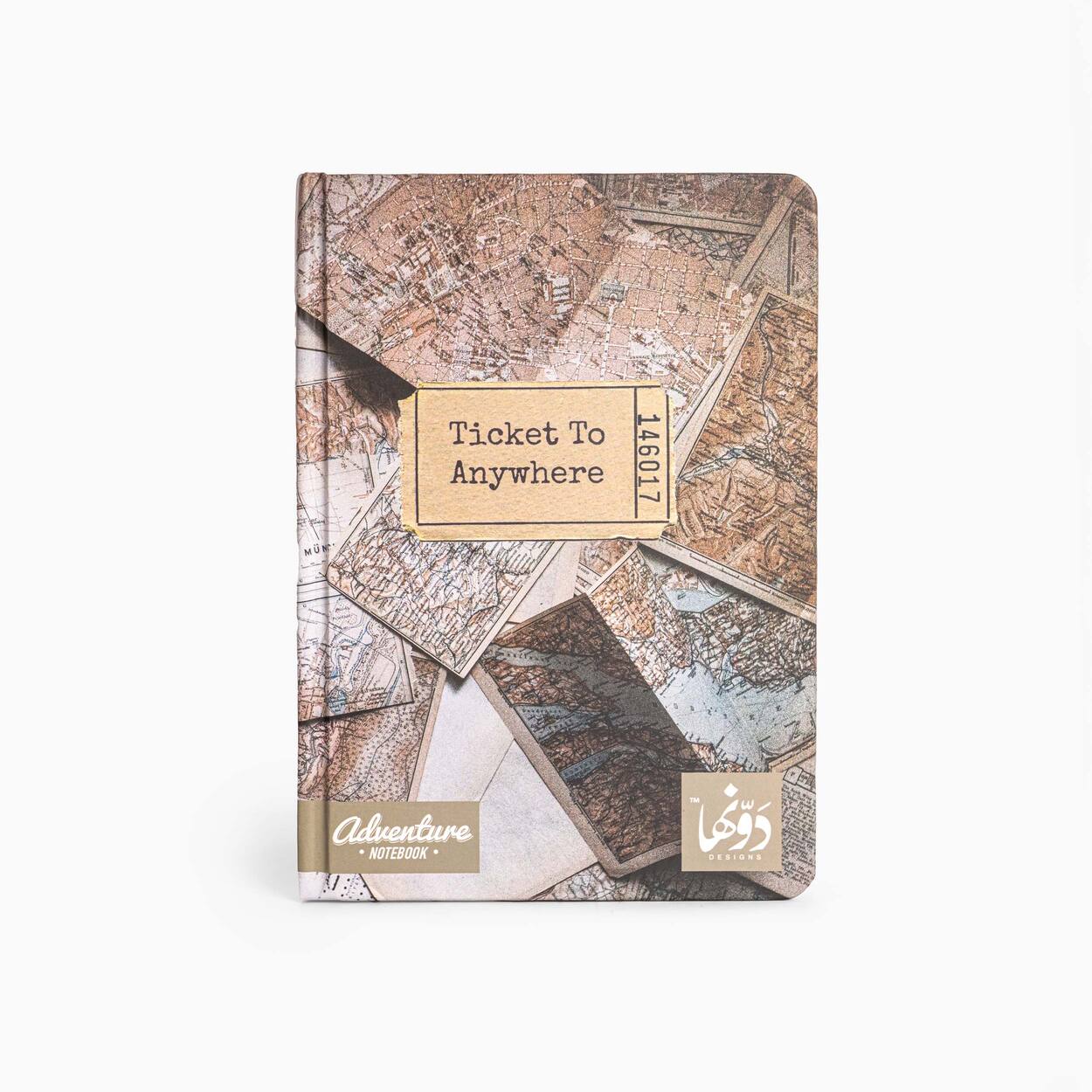 Ticket to Anywhere | Adventure Notebook