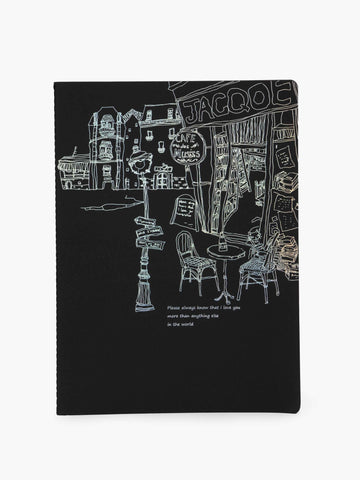 French Cafe| Pocket Black Paper Dawenha | دونها