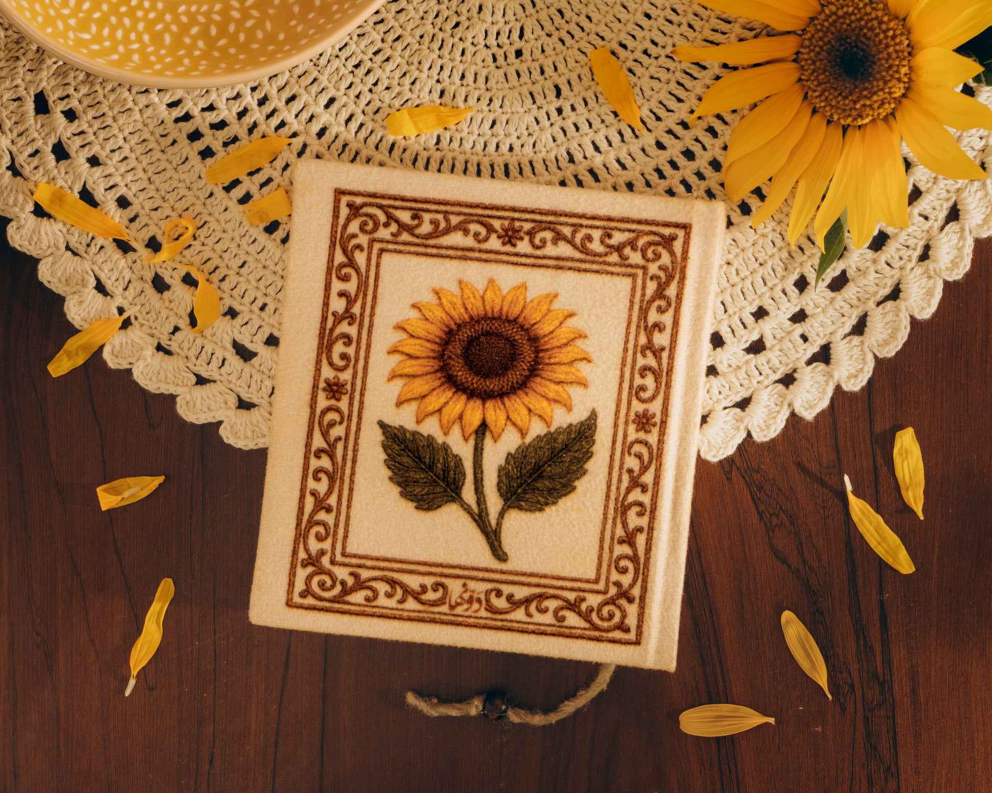 زهرة | Vintage Notebook Dawenha | دونها