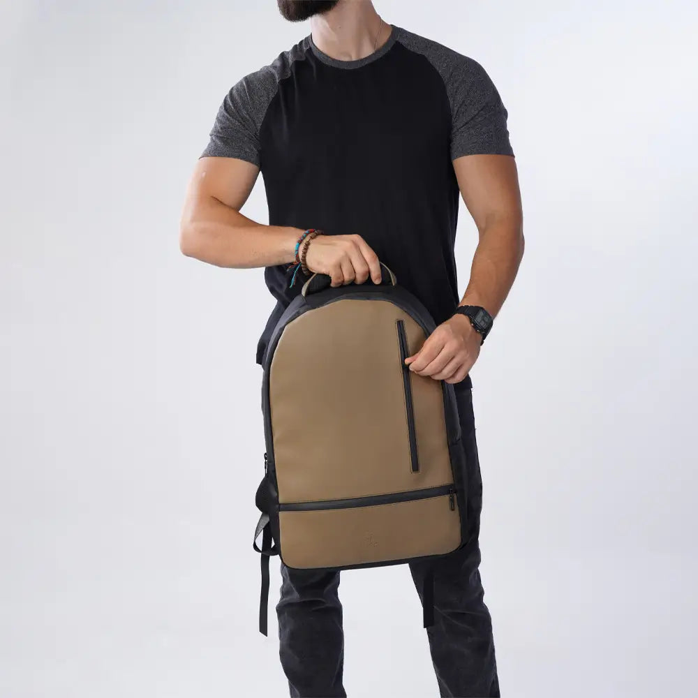 Leather Backpack | Brown Dawenha | دونها