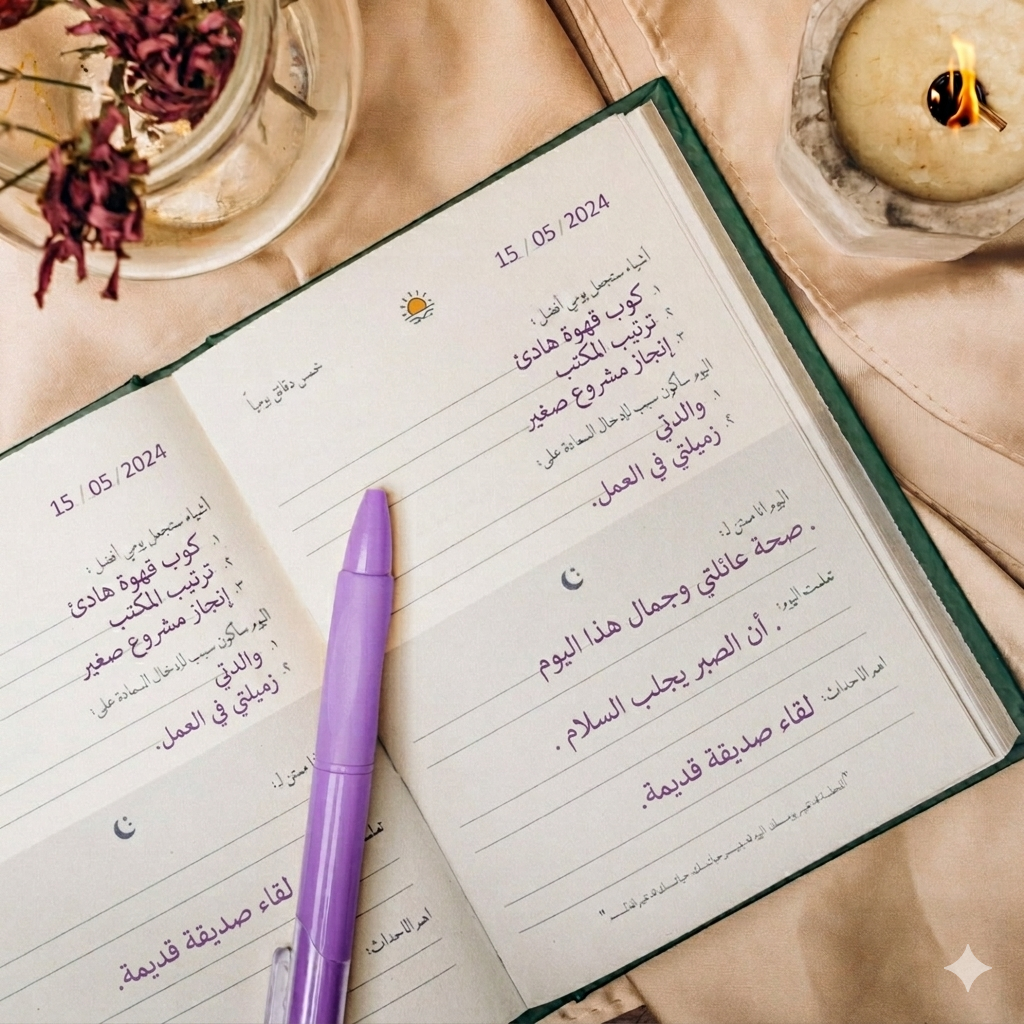 Five minutes a Day | Purple Dawenha