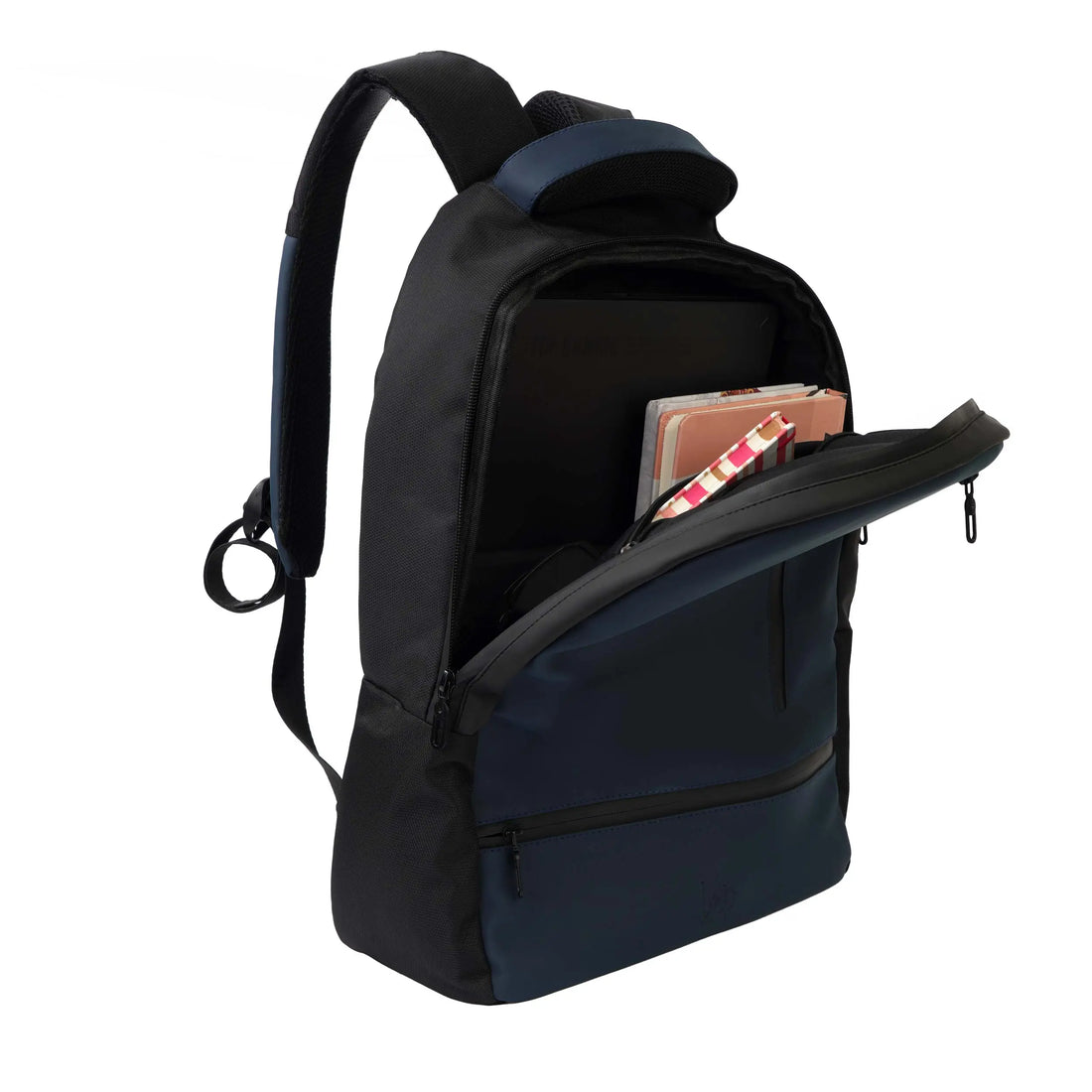 Leather Backpack | Navy blue Dawenha | دونها