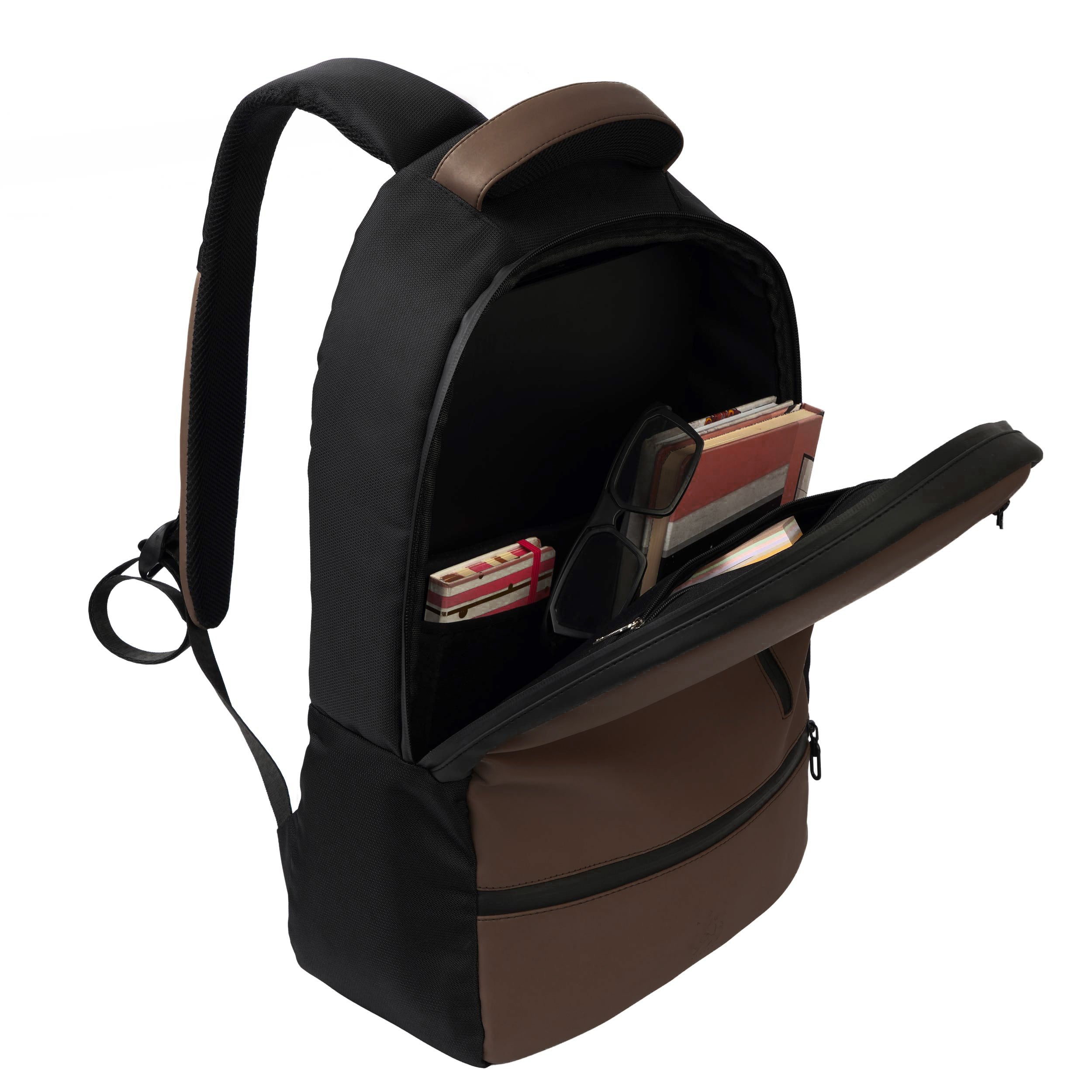 Leather Backpack | Dark Brown bags Dawenha | دونها