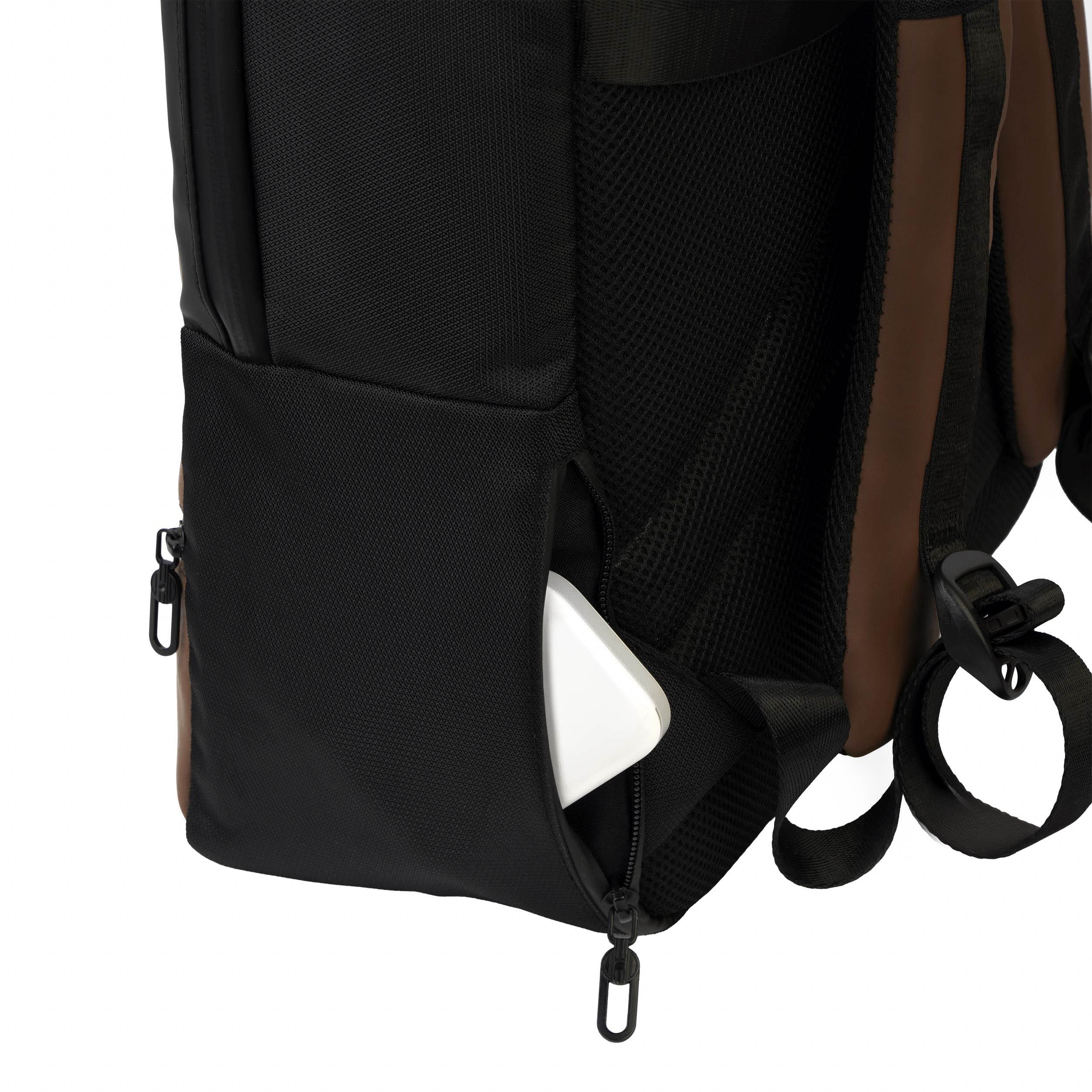 Leather Backpack | Dark Brown bags Dawenha | دونها