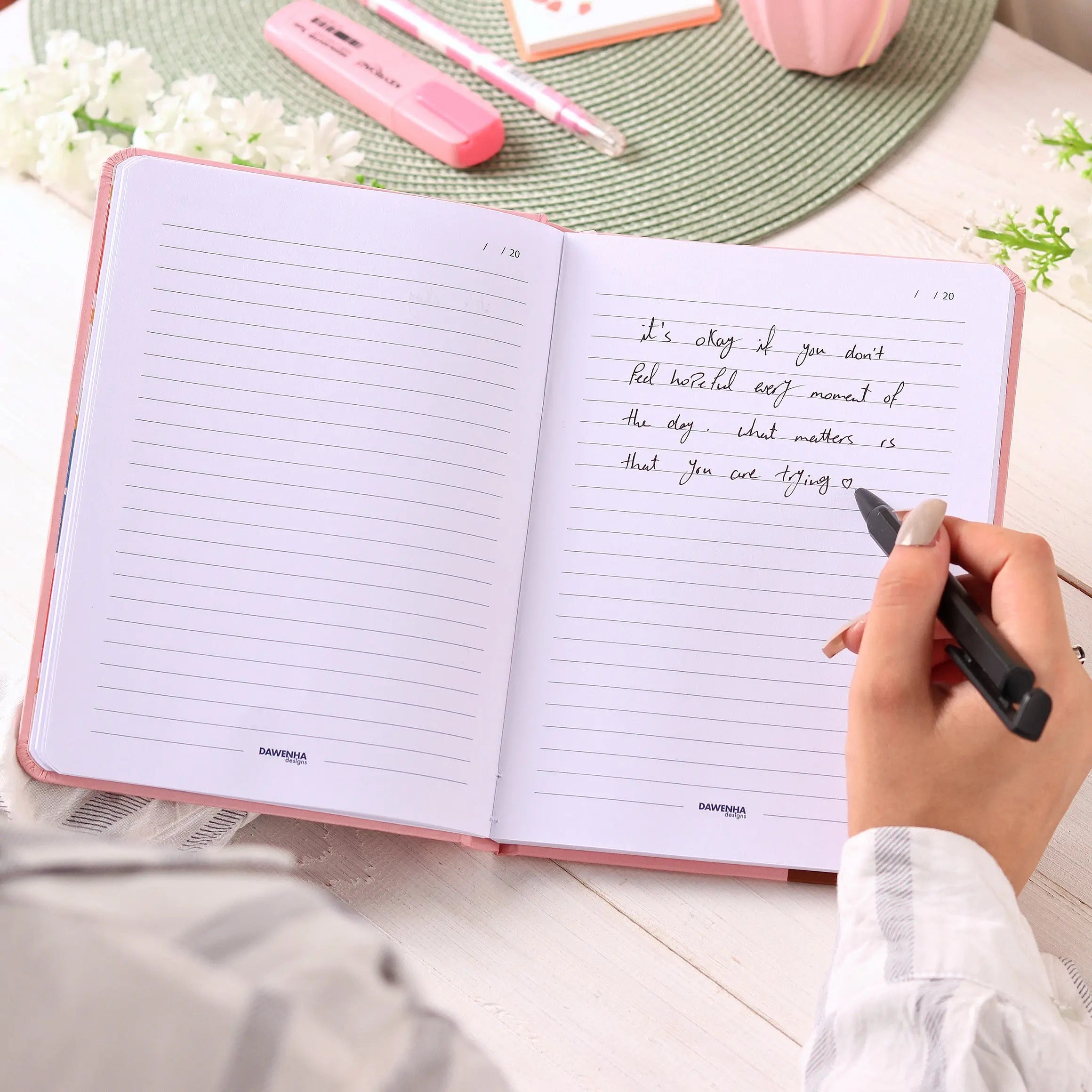Breathe Deeply | SafeZone Notebook (Wired/HardCover)