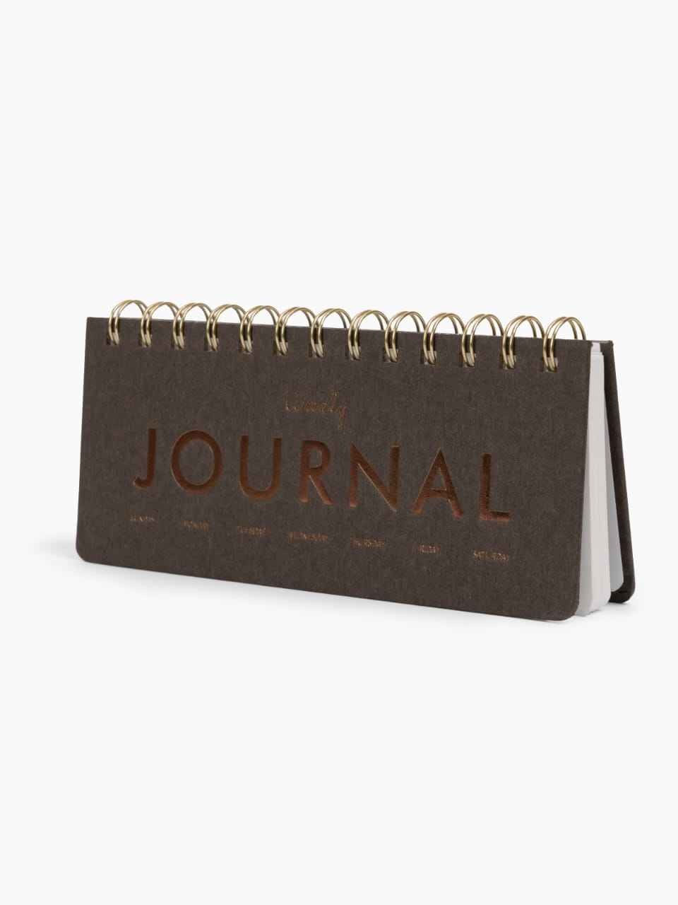 Weekly Journal Note Brown Dawenha