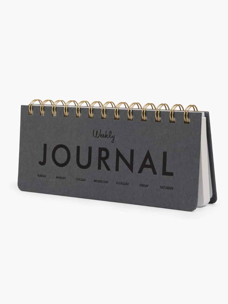 Weekly Journal Note Gray Dawenha