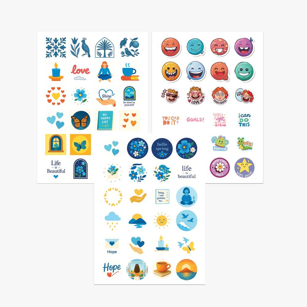 Blue Flowers | Pocket Notebook Dawenha | دونها