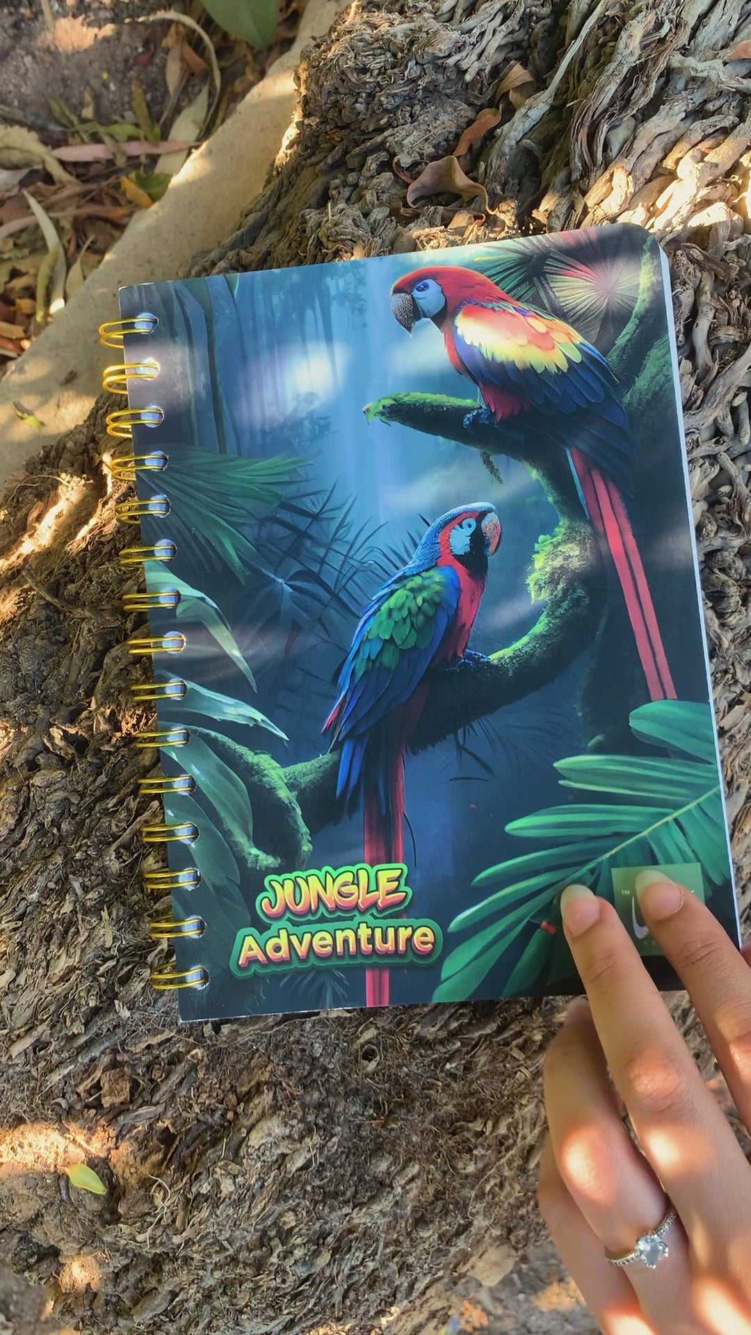 Tropical Birds | Safezone Notebook (Hardcover/wired)